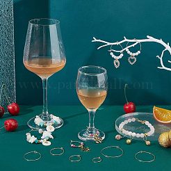 Anillos de acero inoxidable 304 para dijes de copas de vino&nbsp;STAS-UN0001-72G