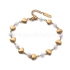 Ionenplattierung (IP) 304 Edelstahl-Gliederarmbänder für Frauen&nbsp;BJEW-P345-08G