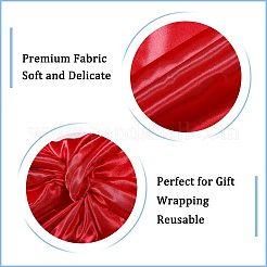 Tissu furoshiki carré en polyester pour emballer les boîtes cadeaux&nbsp;DIY-WH0591-671A