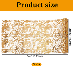 Tischdecke aus Polyesternetz mit Goldfolie&nbsp;AJEW-WH0348-474