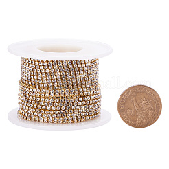 Chaînes en laiton avec strass&nbsp;CHC-T001-SS6-01C