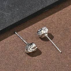 Nuggets Messing Ohrstecker&nbsp;EJEW-F403-01P