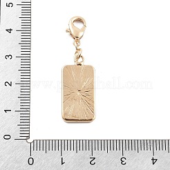 Décoration pendentif en alliage strass et émail&nbsp;HJEW-P021-01J-G