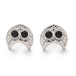 Pendientes de botón de acero inoxidable 304&nbsp;EJEW-F361-02P