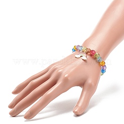 9 stücke 9 stil acryl runde perlen stretch-armbänder set&nbsp;BJEW-JB08898
