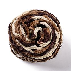 Мягкая пряжа для вязания крючком, толстая пряжа для шарфа, пакет, изготовление подушек, красочный, 7~8 мм, 65.62 ярд (60 м) / рулон
