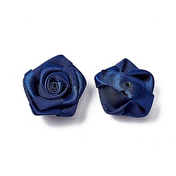 Accesorios de disfraces tejidos a mano, flor, azul marino, 36x41x15mm