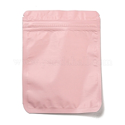 Пластиковые пакеты с застежкой-молнией, верхние пакеты с самозапечатыванием, прямоугольные, розовые, 12x9x0.15 см, односторонняя толщина: 2.5 мил (0.065 мм)