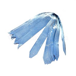 Handmade Elastic Packaging Ribbon Bows, Festival Valentines Day Gifts Box Package Decorations, Cornflower Blue, 300x15mm, 10pcs/bag