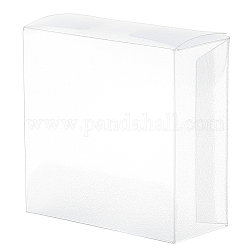 Scatole per gioielli in plastica benecreat, chiaro, scatola: 5.5x5.5x2.5 cm