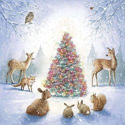 Kits de pintura de diamantes con tema navideño diy, incluyendo pedrería de resina, bolígrafo adhesivo de diamante, plato de bandeja y arcilla de cola, Modelo del árbol de navidad, 400x300mm