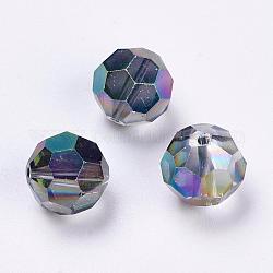 Abalorios de cristal austriaco de imitación, aaa grado, facetados, redondo, colorido, 10mm, agujero: 0.9~1 mm