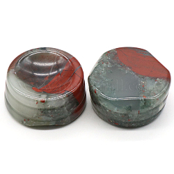 Support de support de base d'affichage de pierre de sang naturelle pour cristal, support de sphère de cristal, 2.7x1.2 cm