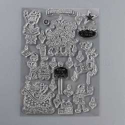 シリコーン切手  DIYスクラップブッキング用  装飾的なフォトアルバム  カード作り  スタンプシート  透明  22x16x0.3cm