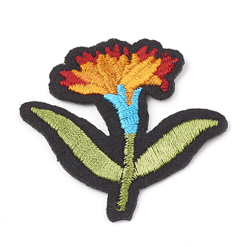 Computerized Embroidery Cloth Iron On/Sew On Patches AJEW-S069-005