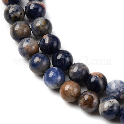 Natur Sodalith Perlen Stränge&nbsp;G-D481-12B-1