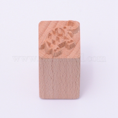 Timbres en bois&nbsp;DIY-WH0189-61H-1