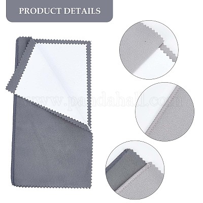 Wholesale GORGECRAFT 6 Pack Microfiber Jewelry Cleaning Cloth Set Reusable Sterling  Silver Cleaner Polishing Towel 4-Layers Silver Polishing Cloth with 20Pcs  Plastic Zip Lock Bags for Gold Platinum Diamond Coin 