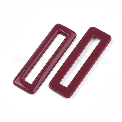 Opake Acryl Verknüpfung Ringe&nbsp;SACR-S302-04C-1