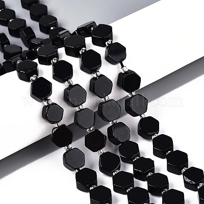 Natürlichen Obsidian Perlen Stränge&nbsp;G-P534-A22-01-1