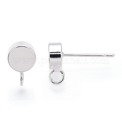 Accessoires de clous d'oreilles en laiton&nbsp;KK-T038-293S-1