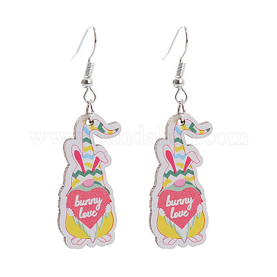 Orecchini pendenti in acrilico pasquali&nbsp;FS-WG15F89-11-1