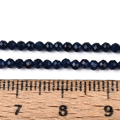 Gefärbte natürliche Saphirperlenstränge&nbsp;G-T143-05-1