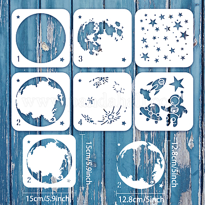 Printable Star And Moon Stencils