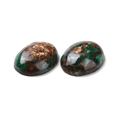 Cabochon malachite naturali&nbsp;G-E464-42V-1