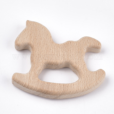 Cabochons en hêtre teinté&nbsp;WOOD-T015-41-1