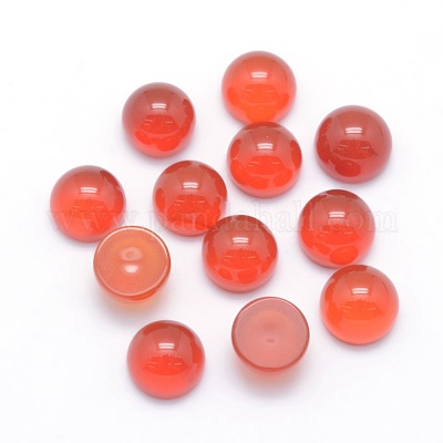 Cabochon corniola naturali&nbsp;G-P393-R03-6mm-1