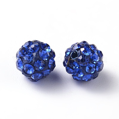 Perles de strass en argile polymère&nbsp;RB-A053-6mm-05-1