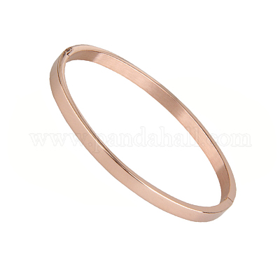 Bracelets en acier inoxydable 304 avec placage ionique (IP)&nbsp;BJEW-E277-42A-RG-1