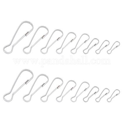 Unicraftale Stainless Steel Keychain Clasp Findings STAS-UN0009-63P-1
