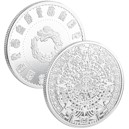 Craspire 4 шт. памятная монета монеты майя майя календарь 1.57
