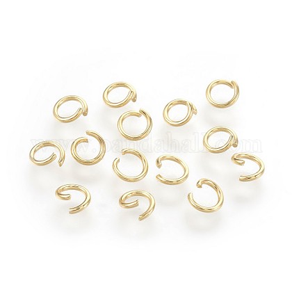 304 Stainless Steel Open Jump Rings X-STAS-P221-21A-G-1