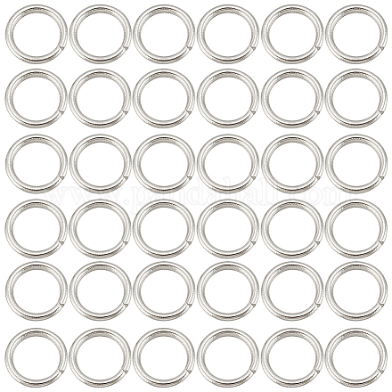 SUNNYCLUE 1 Box 2000pcs Open Jump Rings 304 Stainless Steel Jump Rings Split O Rings Link Rings Metal Jumping Rings Keychain Rings for Jewelry Making Accessories DIY Earrings Bracelet Necklace Craft STAS-SC0006-10B-1