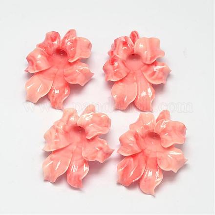 Dyed Synthetical Coral Beads CORA-L041-12B-1