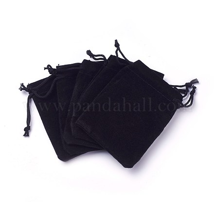 Bolsos de tela de terciopelo X-TP-C001-50x70mm-4-1