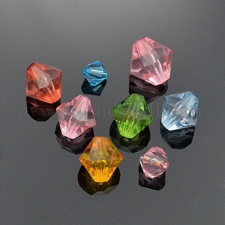 Perles en acrylique transparente DBB10-18mm-M-1