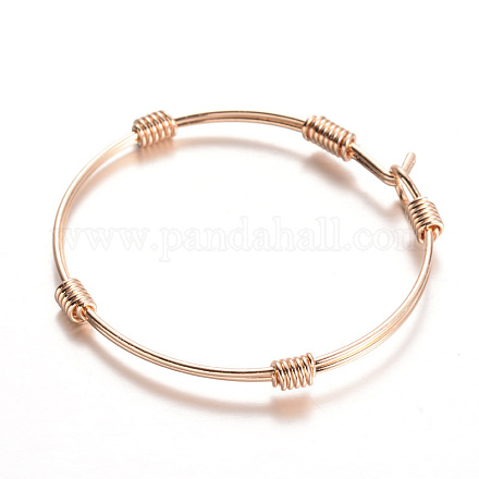 Fabrication de bracelet extensible en fer réglable MAK-L005-02G-1