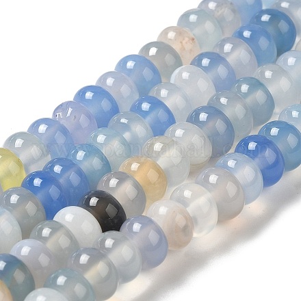 Chapelets de perles d'agate naturelle G-H295-C03-04-1