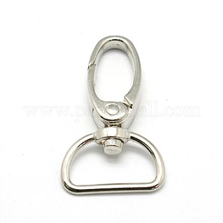 Iron Swivel Lobster Claw Clasps IFIN-C050-1-1