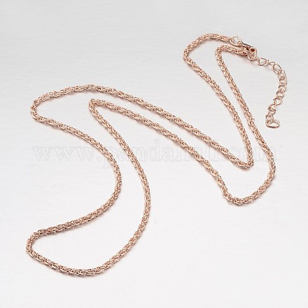 Изготовление ожерелья из железной веревки MAK-F010-08G-1