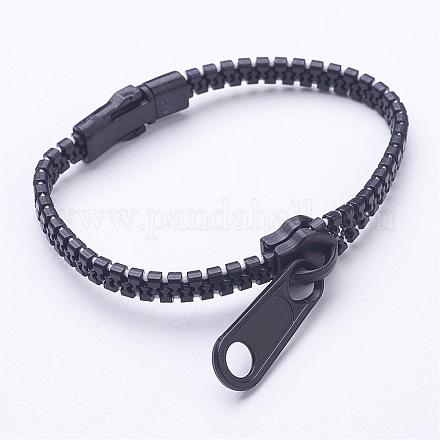 Kunststoff-Reißverschluss Armbänder BJEW-A060-14-1