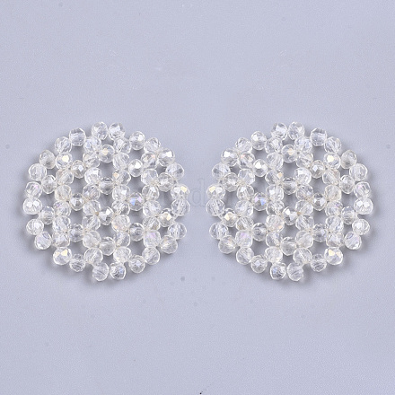 Placage acrylique perles tissées PACR-R247-01C-1