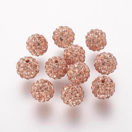 Abalorios de Diamante de imitación de arcilla polímero RB-K050-8mm-C28-1