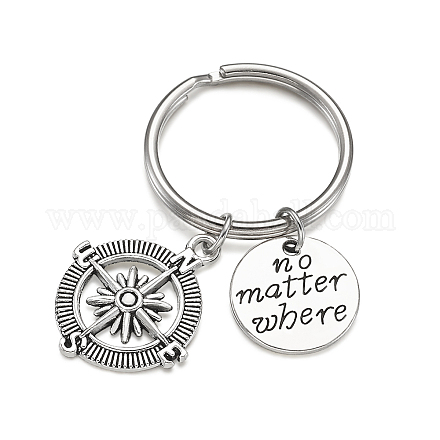 Mode Vintage Legierung Schlüsselbund&nbsp;KEYC-TA0005-06-1