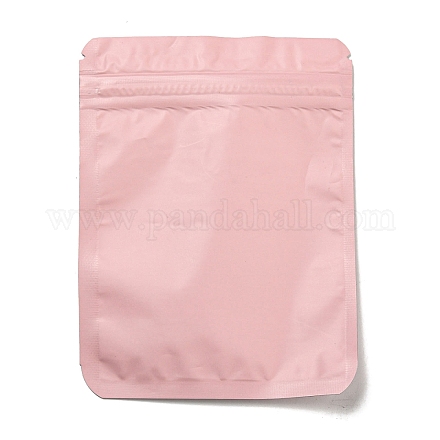プラスチック包装のジップロック袋  トップセルフシールパウチ  長方形  ピンク  12x9x0.15cm  片側の厚さ：2.5ミル（0.065mm） OPP-K001-01A-01-1