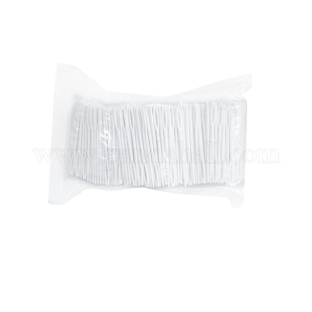 プラスチック糸編み針  大きな目の鈍い針  子供クラフト針  ホワイト  55mm  1000個/袋 PW22062873944-1